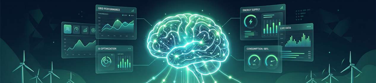 Wizualizacja technologii AI wykorzystywanej przez Next Energy Group